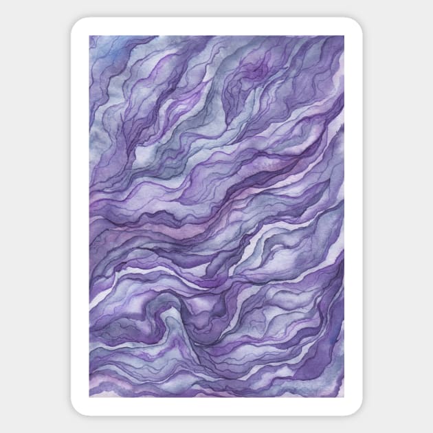 Violet Waves Sticker by Cordata